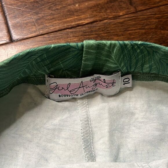 GIRL August Tropical Giraffe Dress and Shorts Set, size 10 - Picture 11 of 11